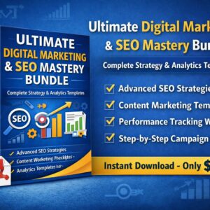 Unlock the ultimate digital marketing and SEO toolkit with this comprehensive PDF bundle.