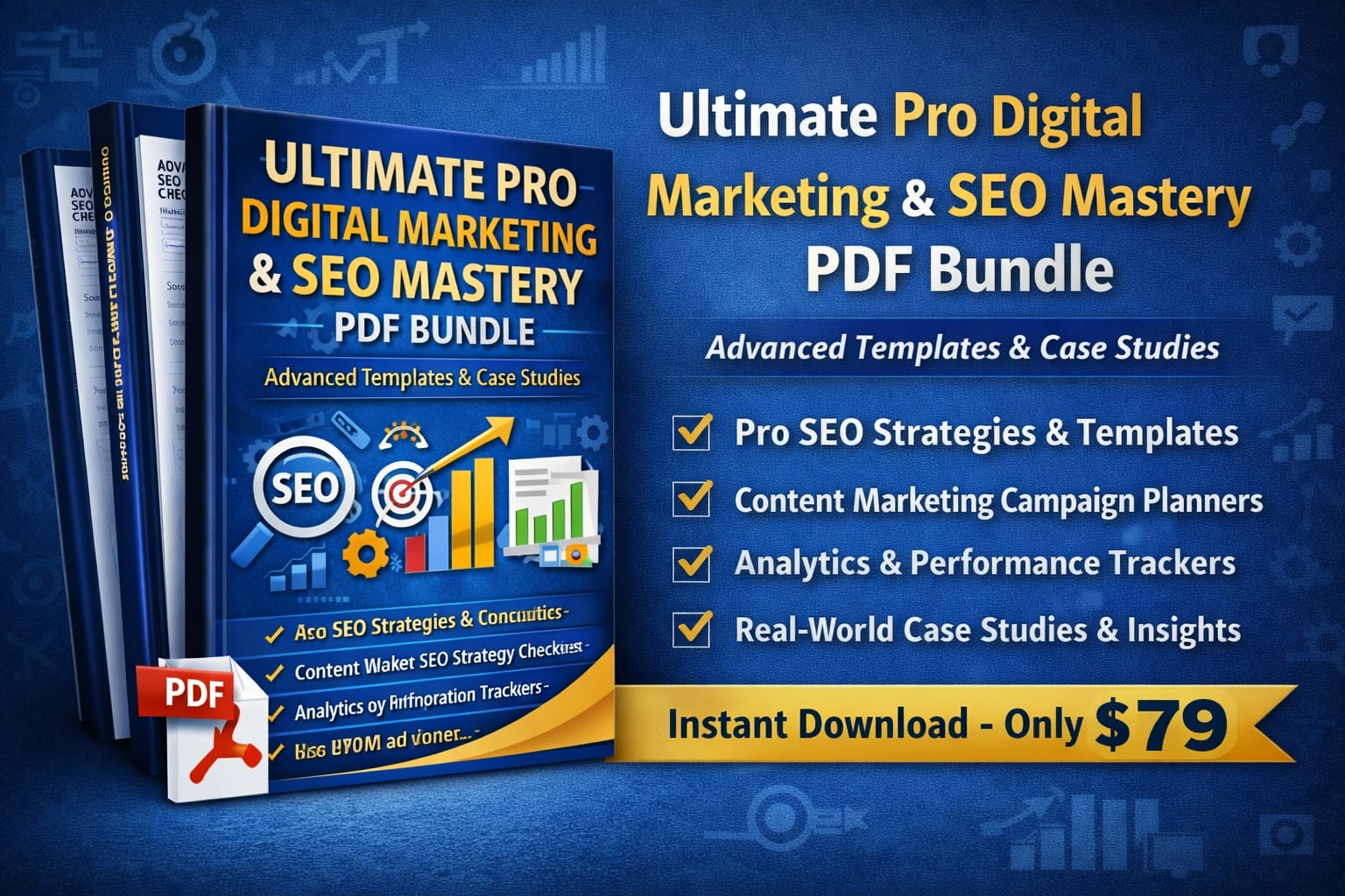 Boost your digital marketing and SEO skills with this Premium PDF Bundle.